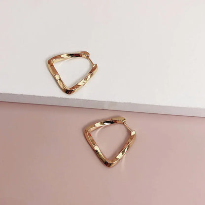 Golden Trapezoidal Hoops