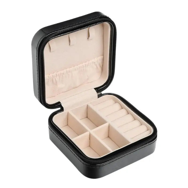 Jewelry Box Portable Zipper Storage