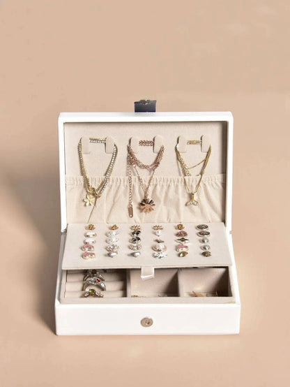 Gleeft® Double Layer Jewelry Box