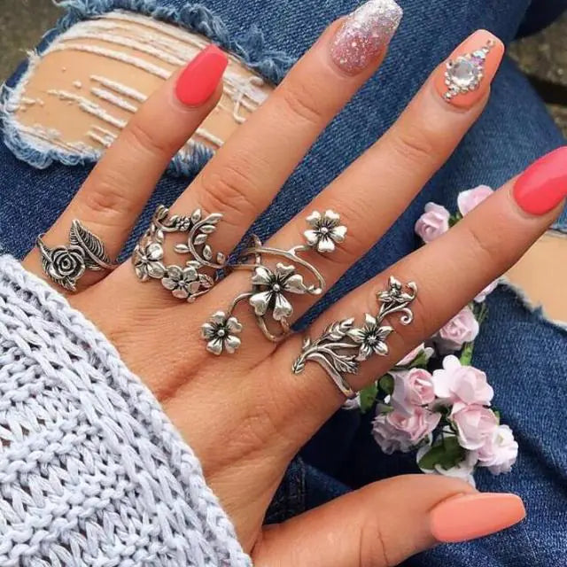 Goth Rings Set