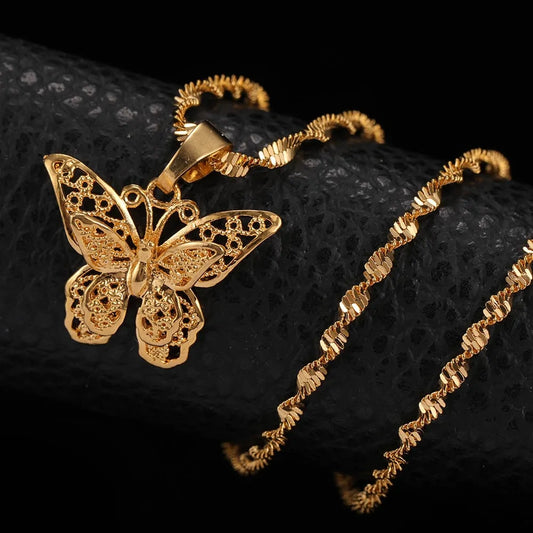 Lilaara's Butterfly Statement Necklaces