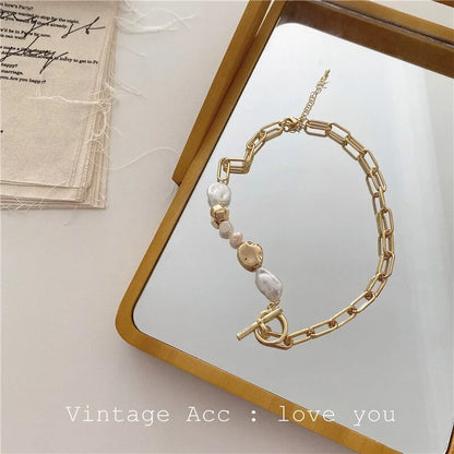 Metal Chain Chokers Necklaces