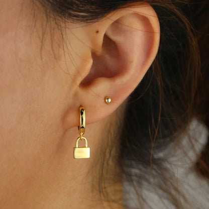 Lock Earrings