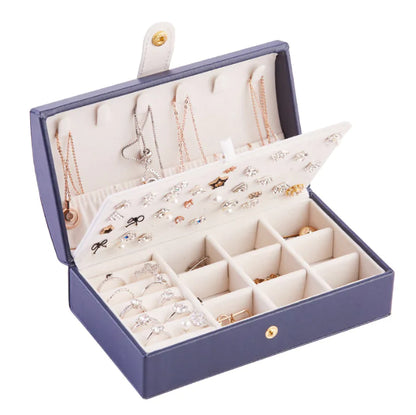 Gleeft® Double Layer Jewelry Box