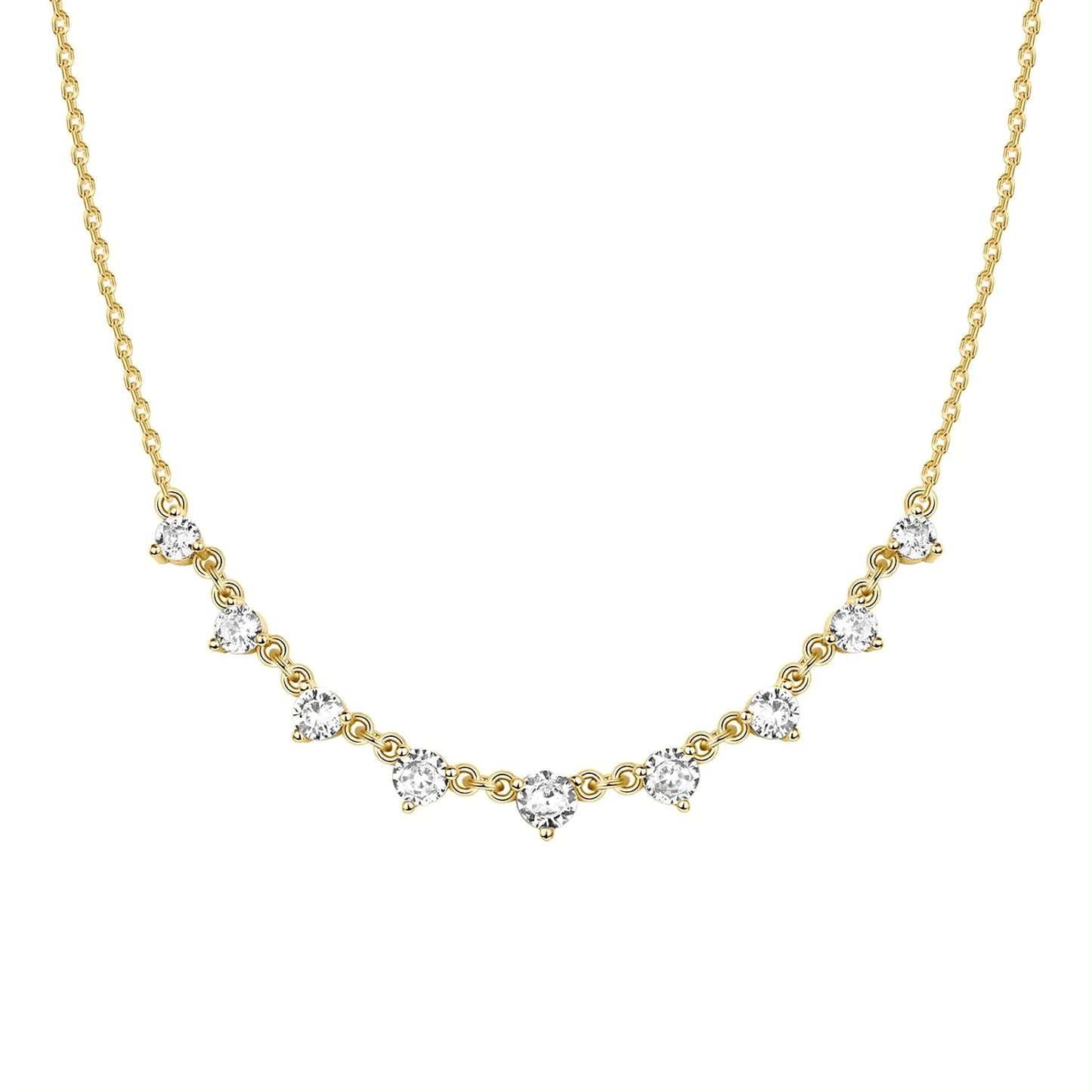 14K Gold Plated Princess Necklace