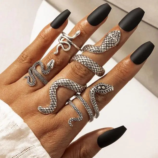 Goth Rings Set