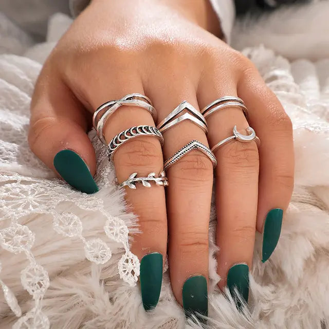 Goth Rings Set