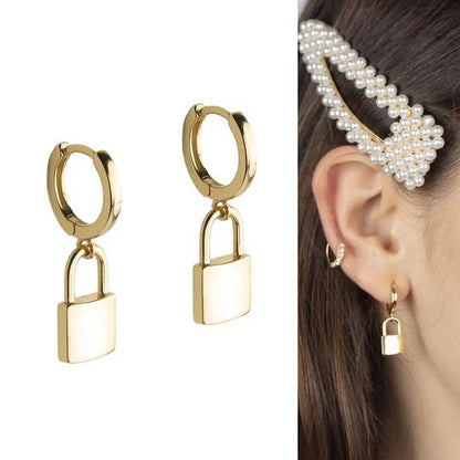 Lock Earrings